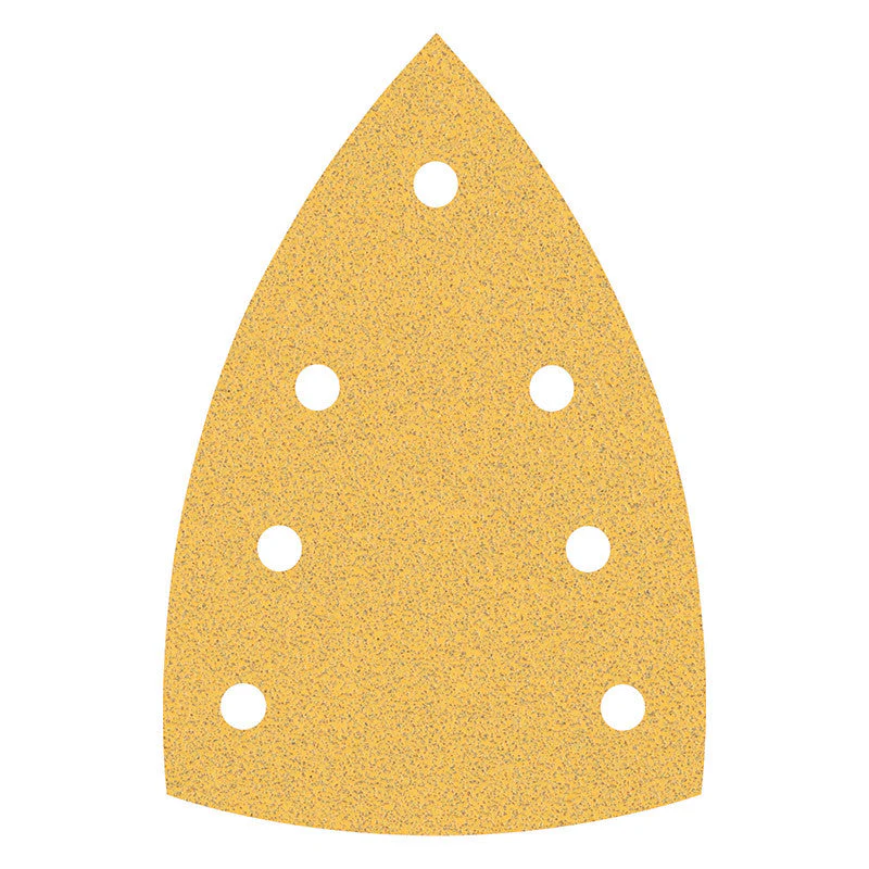 10 Feuilles triangulaires abrasives C470, 100×150 mm