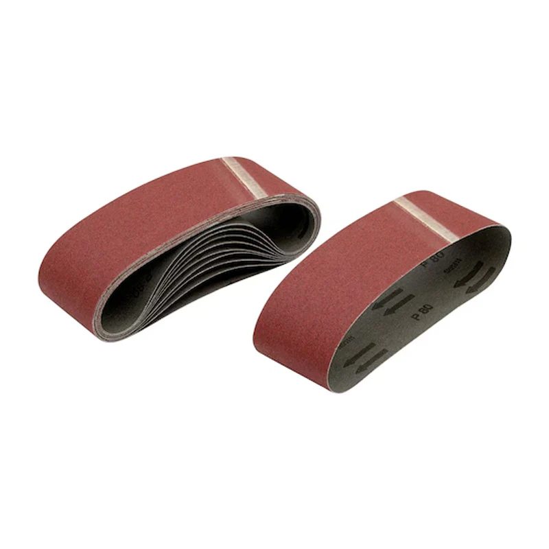 10 feuilles abrasives pour ponceuses à bande DEWALT multi-usages, 75 x