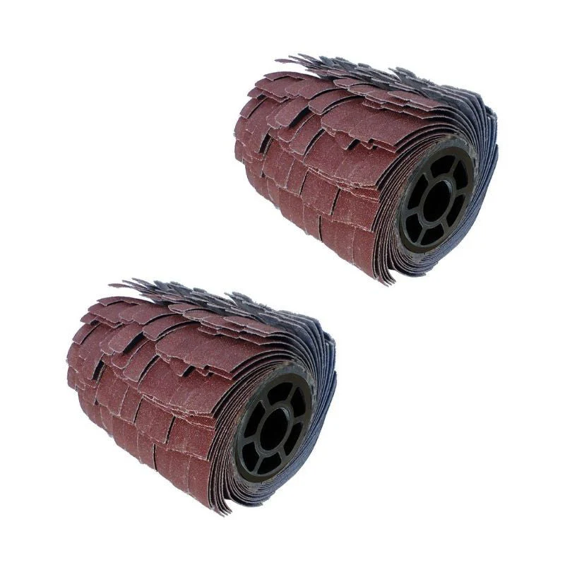 2 brosses 120*100mm à lanières abrasives PEUGEOT – grain80