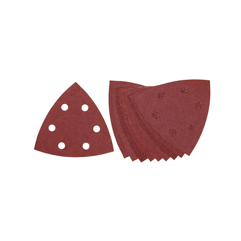 10 Feuilles abrasives velcro pour ponceuses delta velcro DEWALT – 6 pe