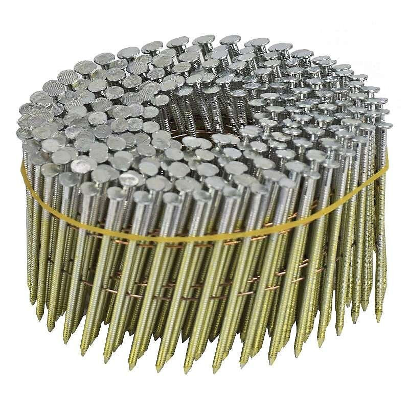 3600 Pointes en rouleau 90 x 3.1 mm 16° NORFIX NFX11387 plat zingué bi