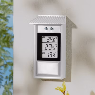 Thermomètre électronique MINI-MAXI blanc