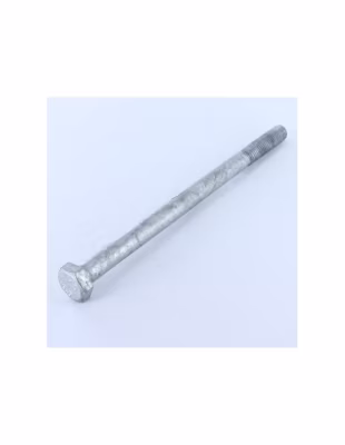Corps de boulon filetage partiel Tête hexagonale TH M10X110 Classe 8.8 Forte tenue à la corrosion Acier galvanisé – 1 pièce