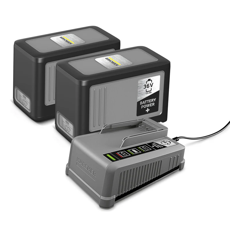 Kit Batteries + chargeur KÄRCHER – 2 * 36 V/7,5 – 2.445-070.0