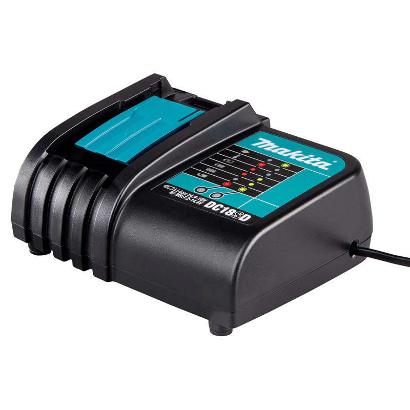 Chargeur MAKITA DC18SD Type glissière : 14,4 à 18 V Li-Ion