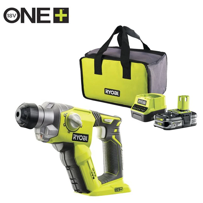 Marteau perforateur SDS-Plus RYOBI R18SDS-125S 4 modes 18V 1,3 joules
