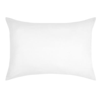 1 Taie d&rsquo;oreiller coton uni 50 x 70 cm Edens blanc