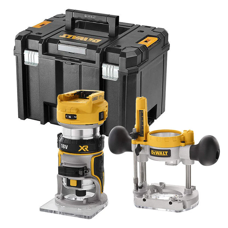 Affleureuse et défonceuse DEWALT DCW604NT-XJ XR 18V 8mm (1/4")