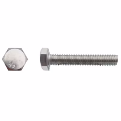 10 Vis Métaux Tête Hexagonale F/Total 30 x 80 mm – DIN 933 – Inox A2 – D-Work