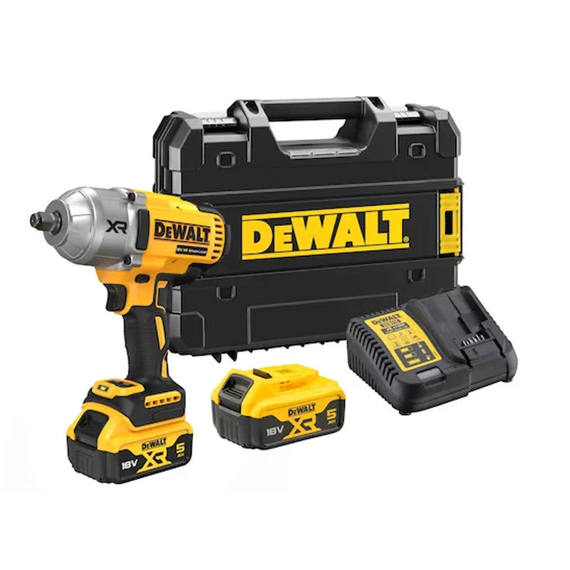 Boulonneuse à chocs ½” 1396 Nm 18V DEWALT DCF900P2T-QW avec coffret et