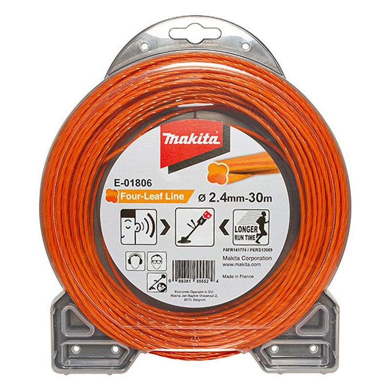 Fil nylon hélicoïdal MAKITA E-01806 pour débroussailleuse à batteri…