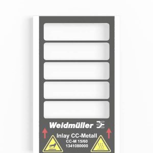 Weidmüller 1474260000 CC-M 15/60 2X3 AL SDR Marquage pour appareils argent 1 pc(s)