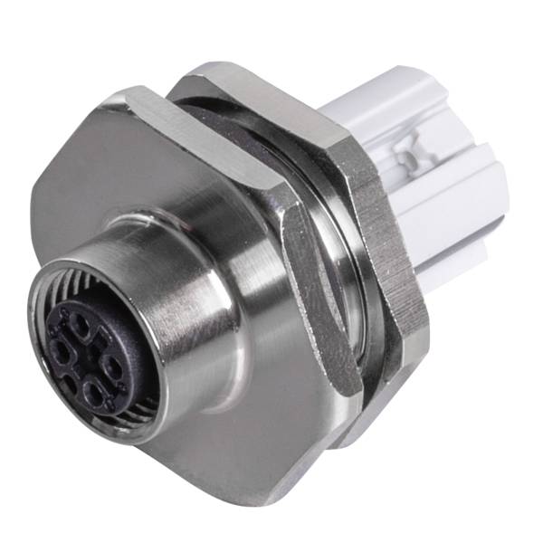 Weidmüller 3150950000 Connecteur rond femelle, droit Nombre total de pôles: 4 1 pc(s)
