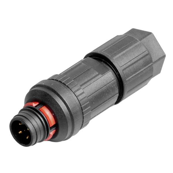 Weidmüller 3153290000 Connecteur rond mâle, droit Nombre total de pôles: 4 1 pc(s)