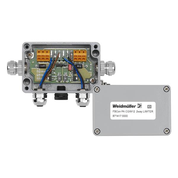 Weidmüller FBCON PA CG/M12 2WAY LIMITER 2617210000 Module répartiteur connecteur standard PROFIBUS-PA avec limitation de