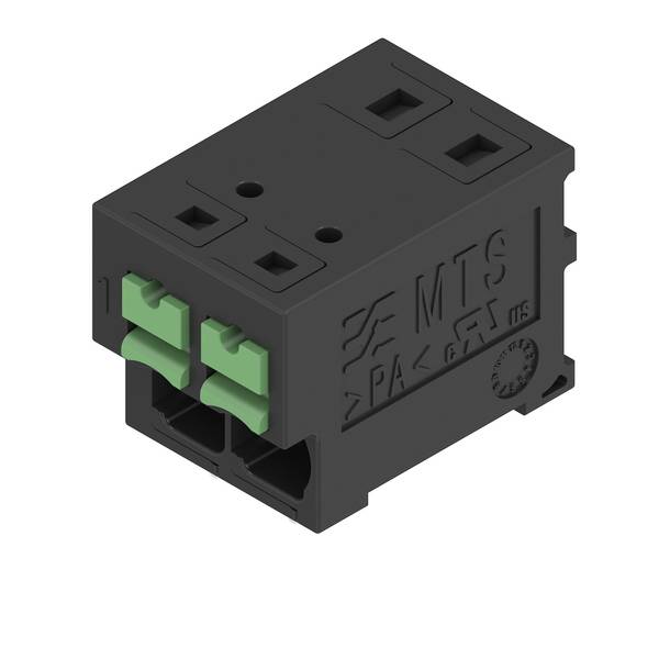 Weidmüller 2913600000 Borne pour carte de circuits imprimés 4 mm² Nombre de pôles 2 noir 42 pc(s) Tube