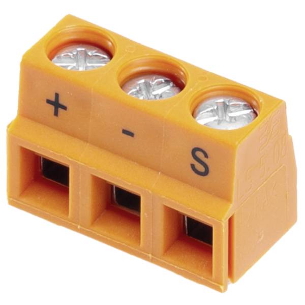 Weidmüller 3089360000 Borne pour carte de circuits imprimés 1.5 mm² Nombre de pôles 3 orange 100 pc(s) Box