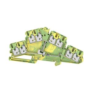 Weidmüller 3093160000 Bloc de jonction à 2 étages pour conducteur de protection borne à ressort vert-jaune 50 pc(s) Weidmüller 3093160000 Bloc de jonction à 2 étages pour conducteur de protection borne à ressort vert-jaune 50 pc(s)