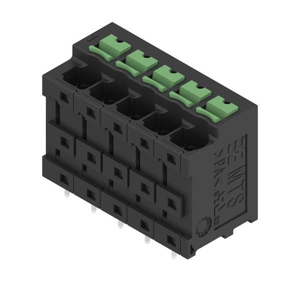 Weidmüller 2471540000 Borne pour carte de circuits imprimés 6 mm² noir 200 pc(s) Box