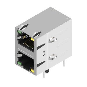 Weidmüller RJ45M R21UD 3.3E4G/Y TY Connecteur de carte de circuit imprimé, prise de transmission RJ45, raccord de soudur Weidmüller RJ45M R21UD 3.3E4G/Y TY Connecteur de carte de circuit imprimé, prise de transmission RJ45, raccord de soudur