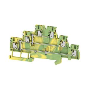 Weidmüller 2856240000 Borne de protection à 3 étages borne à enficher vert-jaune 50 pc(s)