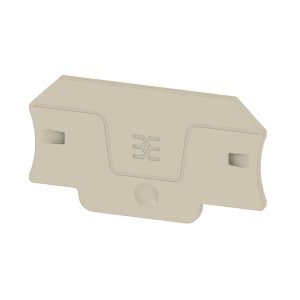Weidmüller 2871810000 Plaque de terminaison pour bornes beige 20 pc(s)