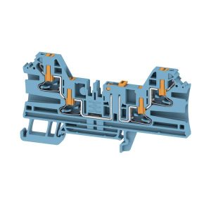 Weidmüller 2898730000 Bloc de jonction de test sectionnable enfichable bleu 50 pc(s) Câbles & connecteurs »>Connecteurs Borniers de raccordement Borniers 