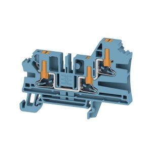 Weidmüller 2871990000 Bloc de jonction de passage borne à enficher bleu 50 pc(s)