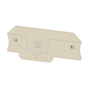 Weidmüller 2898830000 Plaque de terminaison pour bornes beige 20 pc(s)