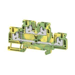 Weidmüller 2902460000 Bloc de jonction à 2 étages pour conducteur de protection borne à ressort vert-jaune 50 pc(s)