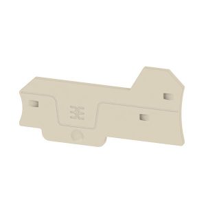 Weidmüller 2898850000 Plaque de terminaison pour bornes beige 20 pc(s)