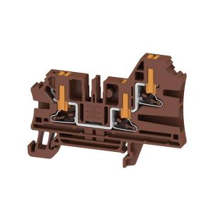 Weidmüller 2872090000 Bloc de jonction de passage borne à enficher marron 50 pc(s)