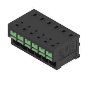 Weidmüller 2913640000 Borne pour carte de circuits imprimés 4 mm² Nombre de pôles 6 noir 16 pc(s) Tube Weidmüller 2913640000 Borne pour carte de circuits imprimés 4 mm² Nombre de pôles 6 noir 16 pc(s) Tube