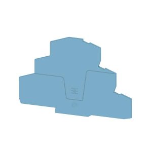 Weidmüller 2902640000 Plaque de terminaison pour bornes bleu 20 pc(s)