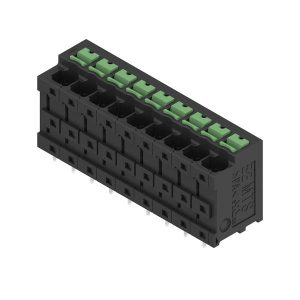Weidmüller 2913780000 Borne pour carte de circuits imprimés 4 mm² Nombre de pôles 9 noir 11 pc(s) Tube Weidmüller 2913780000 Borne pour carte de circuits imprimés 4 mm² Nombre de pôles 9 noir 11 pc(s) Tube