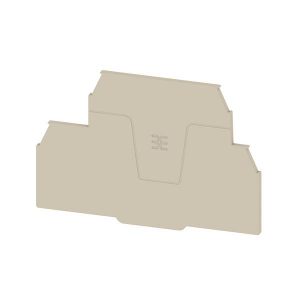 Weidmüller 2894240000 Plaque de terminaison pour bornes beige 20 pc(s)