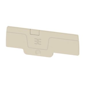 Weidmüller 2918300000 Plaque de terminaison pour bornes beige 50 pc(s)