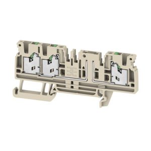 Weidmüller 3016730000 Bloc de jonction de base pour fiche avec composant borne à ressort beige 50 pc(s)