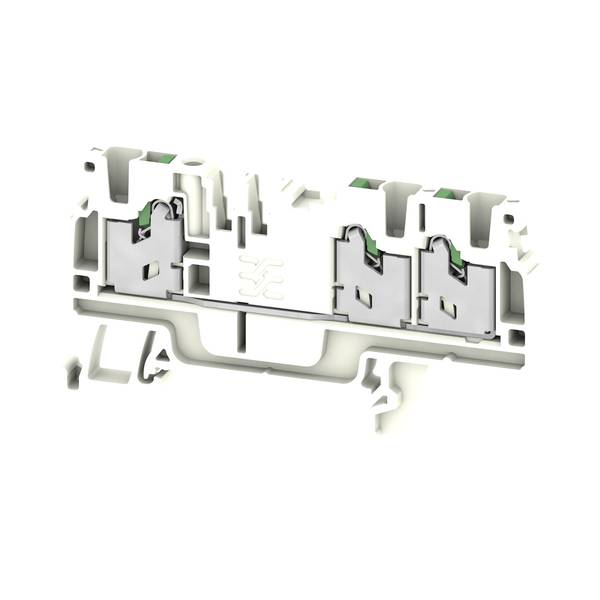 Weidmüller 3109300000 Bloc de jonction de passage blanc 100 pc(s)