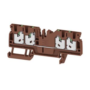 Weidmüller 3109330000 Bloc de jonction de passage marron 100 pc(s)