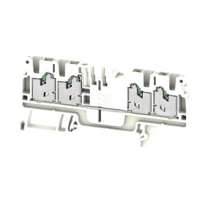 Weidmüller 3109380000 Bloc de jonction de passage blanc 100 pc(s)