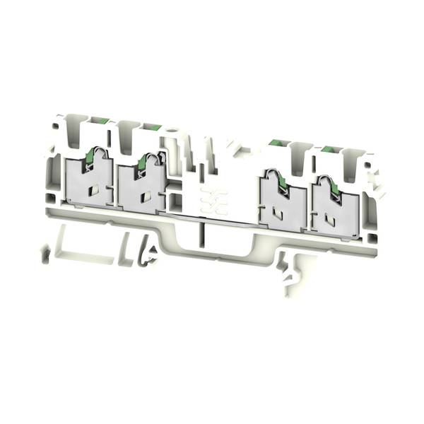 Weidmüller 3109380000 Bloc de jonction de passage blanc 100 pc(s)