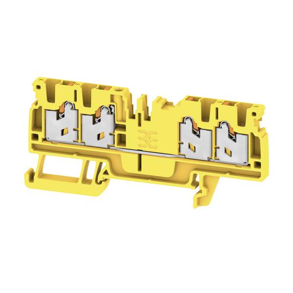 Weidmüller 3109390000 Bloc de jonction de passage jaune 100 pc(s)
