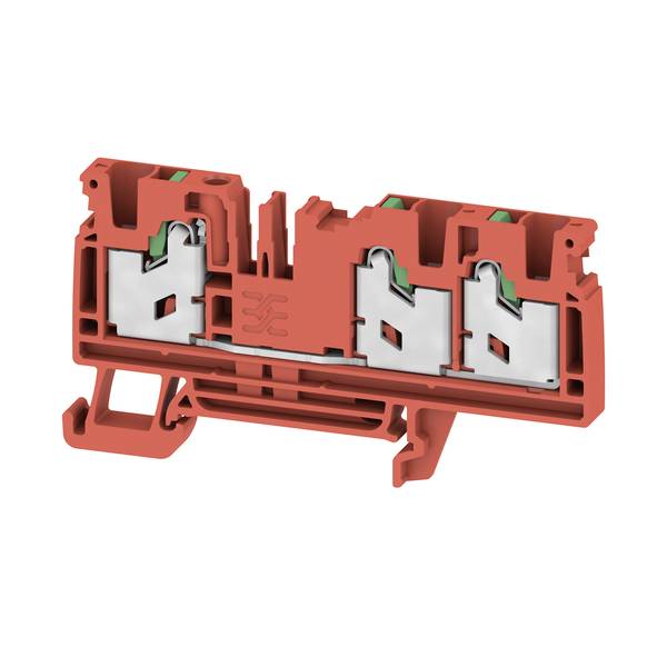 Weidmüller 3109520000 Bloc de jonction de passage rouge 50 pc(s)
