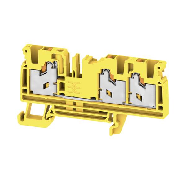 Weidmüller 3109550000 Bloc de jonction de passage jaune 50 pc(s)