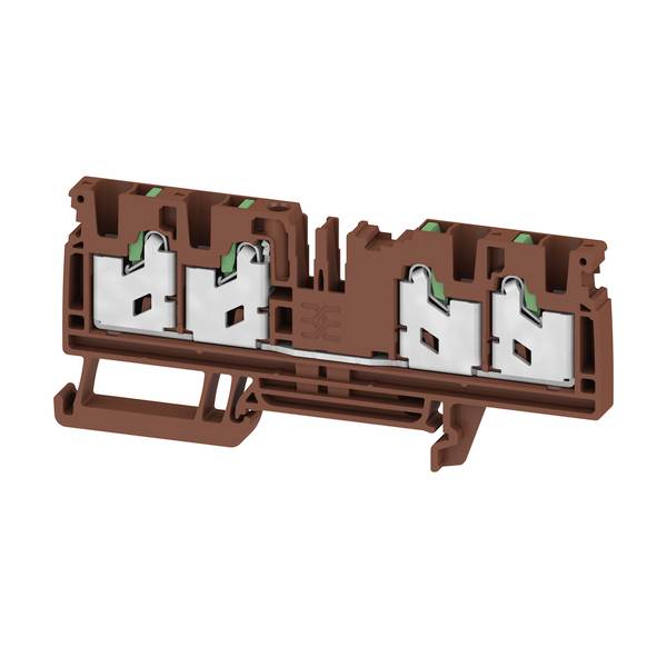 Weidmüller 3109570000 Bloc de jonction de passage marron 50 pc(s)