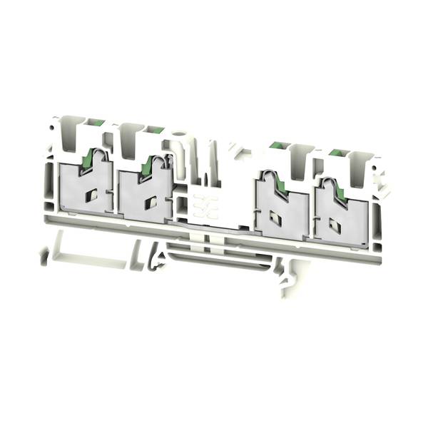 Weidmüller 3109620000 Bloc de jonction de passage blanc 50 pc(s)