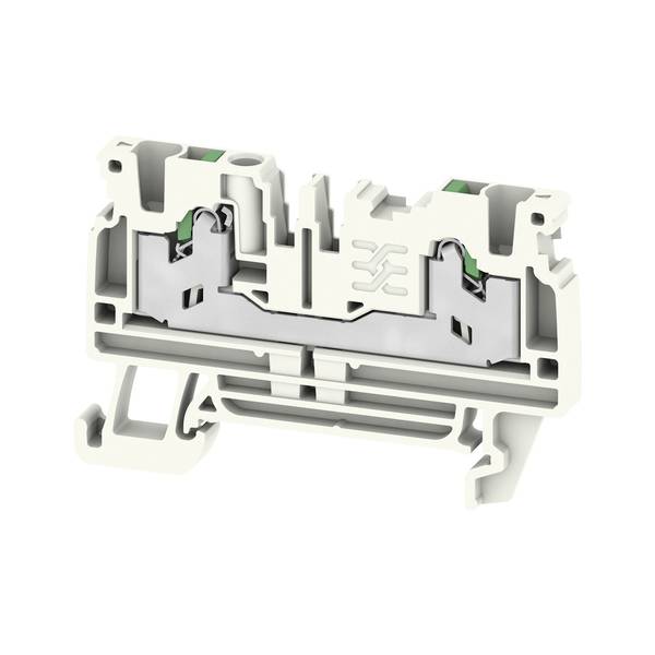 Weidmüller 3112230000 Bloc de jonction de passage gris 100 pc(s)