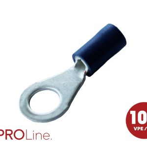 ACV 344351-2-0-p Cosse à oeillet Ø du trou=5.3 mm entièrement isolé bleu 100 pc(s) Piece
