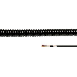 HELU 600157 Câble spiralé LiF12YD11Y 1000 mm / 4000 mm 3 x 0.14 mm² noir 1 pc(s) HELU 600157 Câble spiralé LiF12YD11Y 1000 mm / 4000 mm 3 x 0.14 mm² noir 1 pc(s)